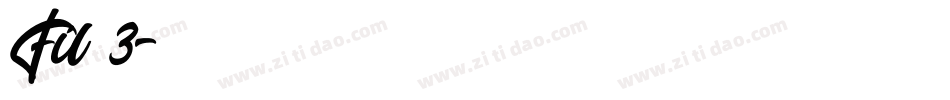 Fil 3字体转换